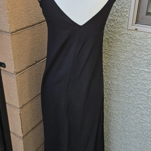 Vince Camuto Black Ruffle Sleeve Maxi Dress - Picture 8 of 10